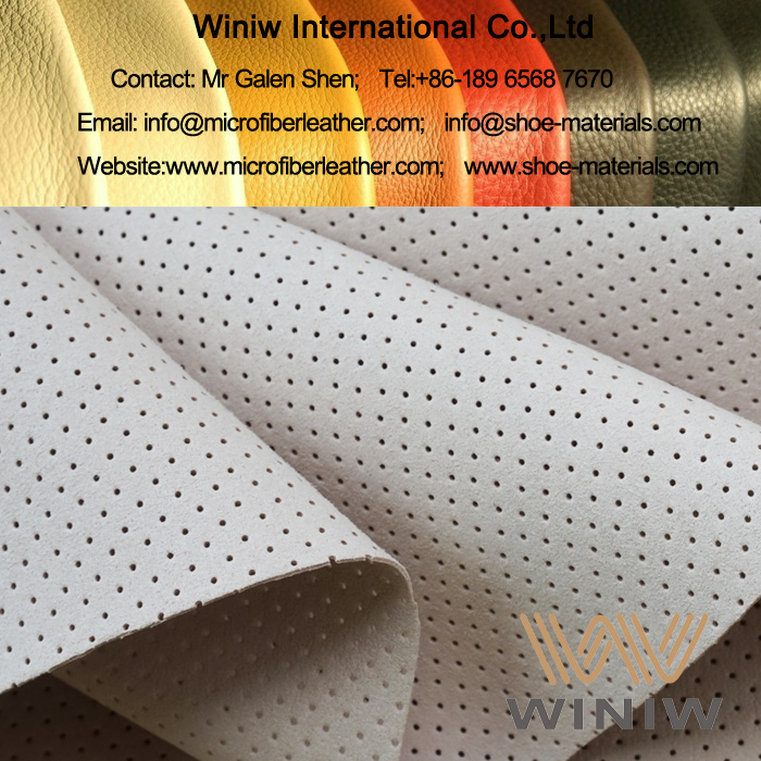 Perforated Microfiber Leather 