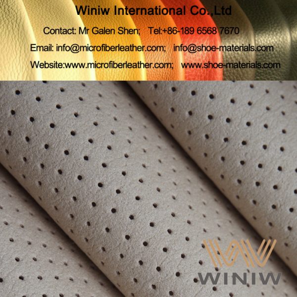 Perforated Microfiber Leather Shoes Lining