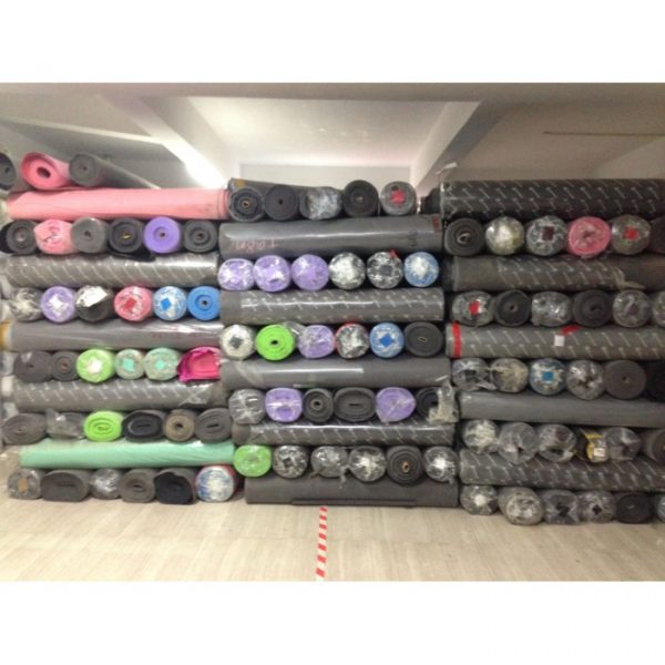 Non Woven Backing PU Leather Stock Lot